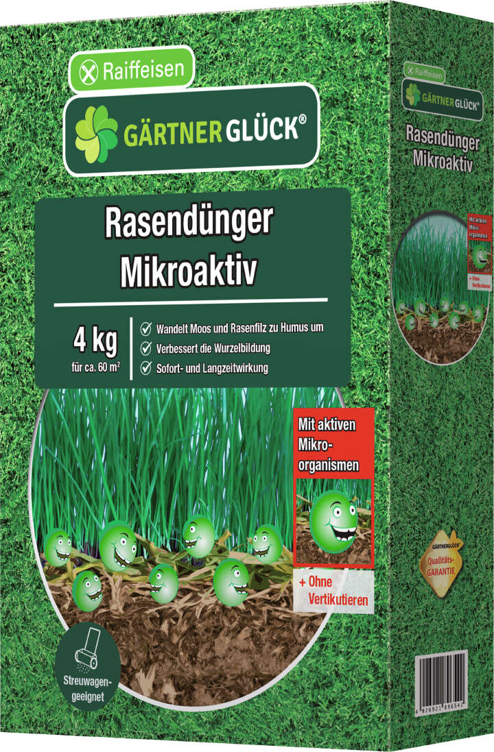 GÄRTNERGLÜCK Rasendünger Mikroaktiv
